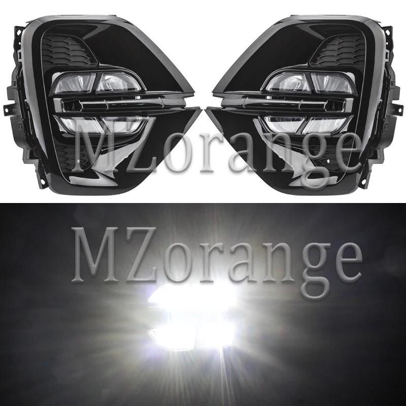 

2PCS LED Daytime Running Light For Kia Sportage KX5 2019 DRL Cover Front Bumper Fog Lamp 12W LED Car-styling Driving Day Light