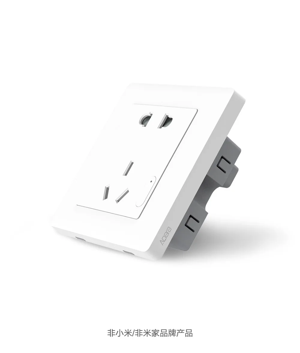  New Xiaomi Aqara Smart wall SocketZigBee wifi Remotel Control Wireless Switch Work for Xiaomi Smart - 32790242294