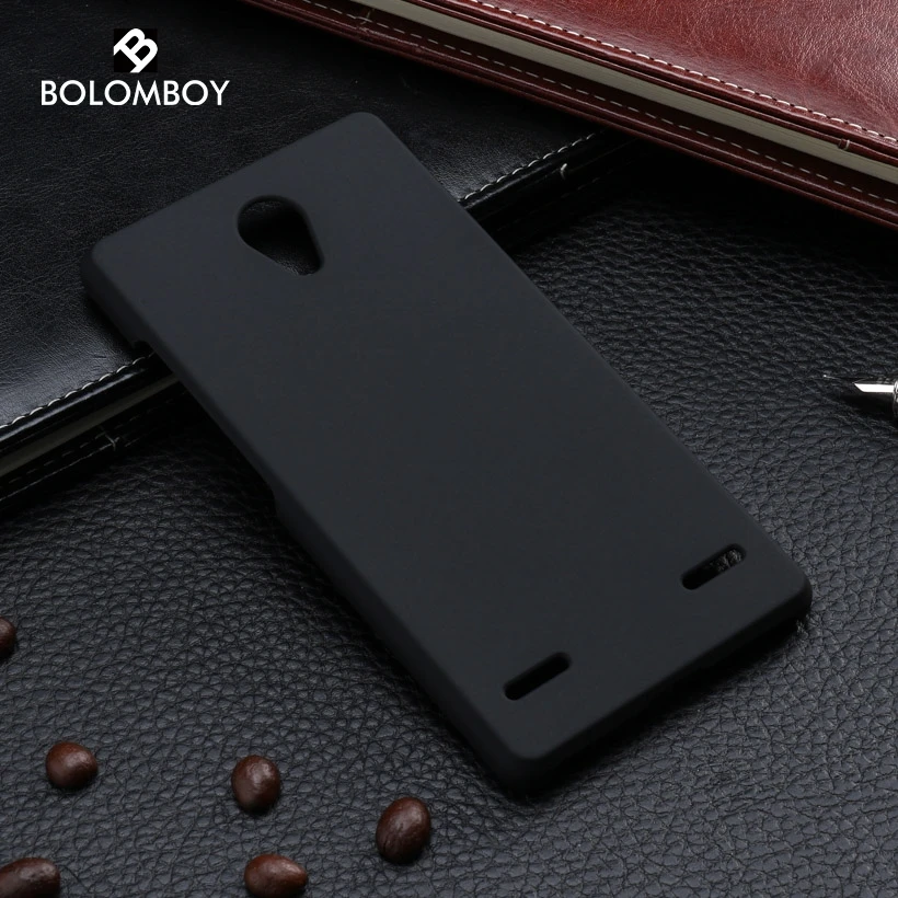 

Bolomboy Hard Plastic Case For ZTE Blade A520 Case For ZTE A520 Cover Plain Frosted Matte PC Black Cases Coque A 520 BA520 5inch