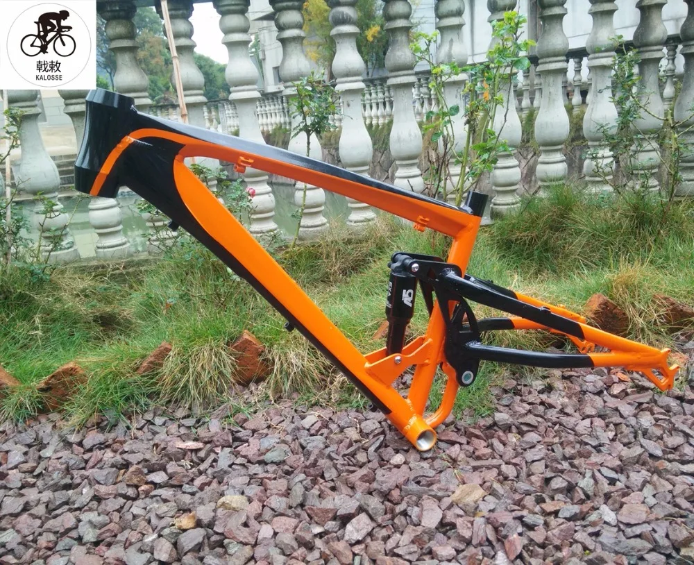 Perfect Kaloss DIY colors  DH/AM Fat bike frame Downhill  snow bike frame  26*17 inch ,  26*4.0 inch   Beach bike   frame 9