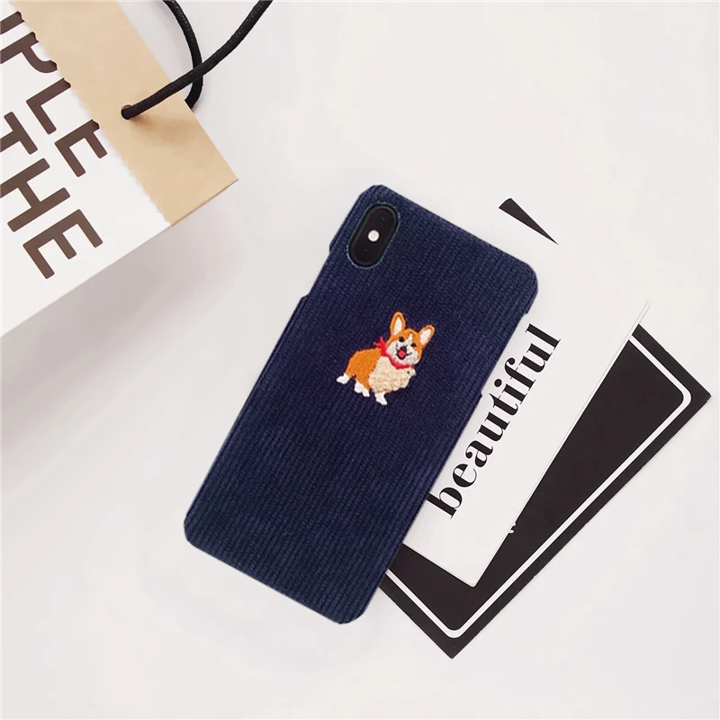 Теплый тканевый чехол для телефона для iPhone 11 Pro 6 6S 7 8 Plus X чехол милый овечий Пингвин плюшевый Твердый чехол для iPhone X XR XS MAX - Цвет: Keji