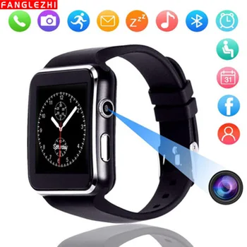 

Bluetooth Smart Watch X6 Sport Passometer Smartwatch Android Phone Touch Screen With SIM/TF Card for iPhone Xiaomi Android Phone