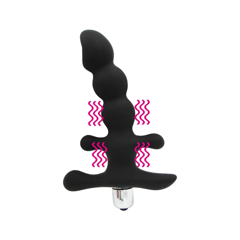 YEMA 10 Mode G-spot Stimulation Anal Vibrator Plug Beads Butt Prostate Massage Erotic Toys Sex For Men Gay Woman | Красота и здоровье