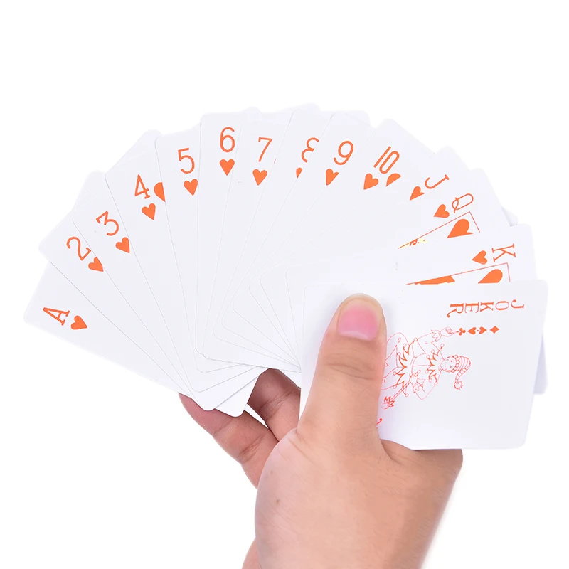 Флуоресцентные карты для покера ПВХ водонепроницаемая игральная карта светится в темноте Ночная светящаяся коллекция специальные игры