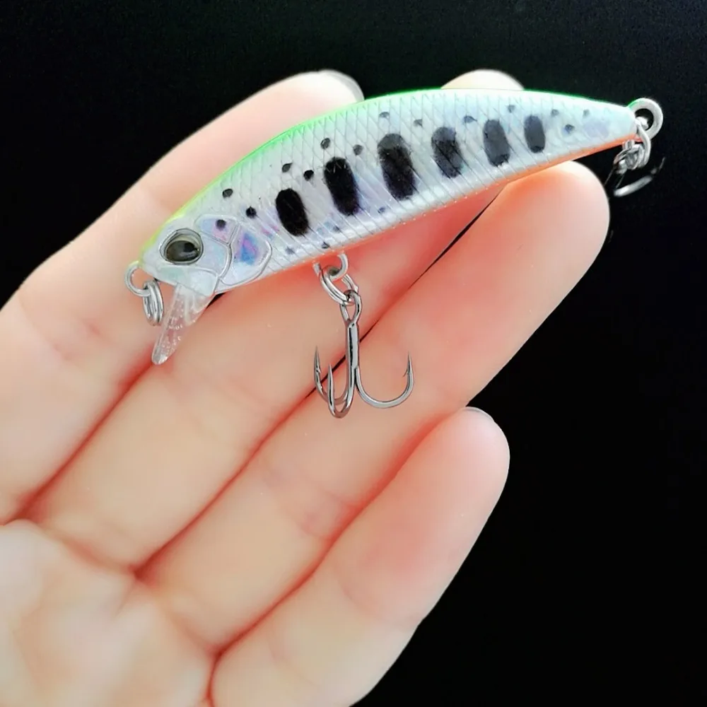 TSURINOYA DW63 7pcs 50mm 5g Sinking Minnow Hard bait Fishing Lures Mini Minnow Treble hook Artificial bait