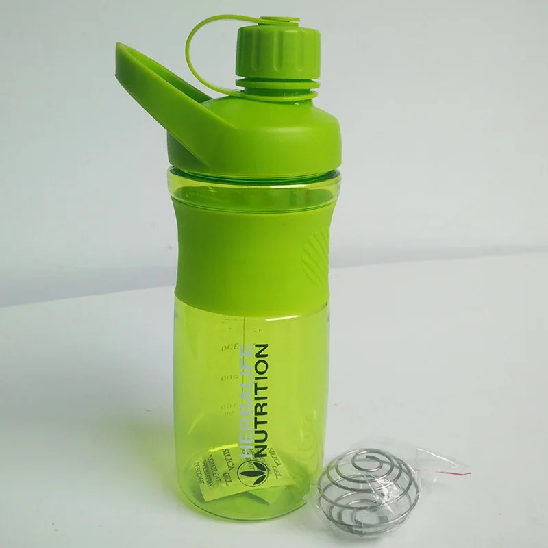 3 карамельных цвета Herbalife питание 800 мл Высокое качество пищевой пластик Фитнес Спорт портативная соломенная бутылка для воды