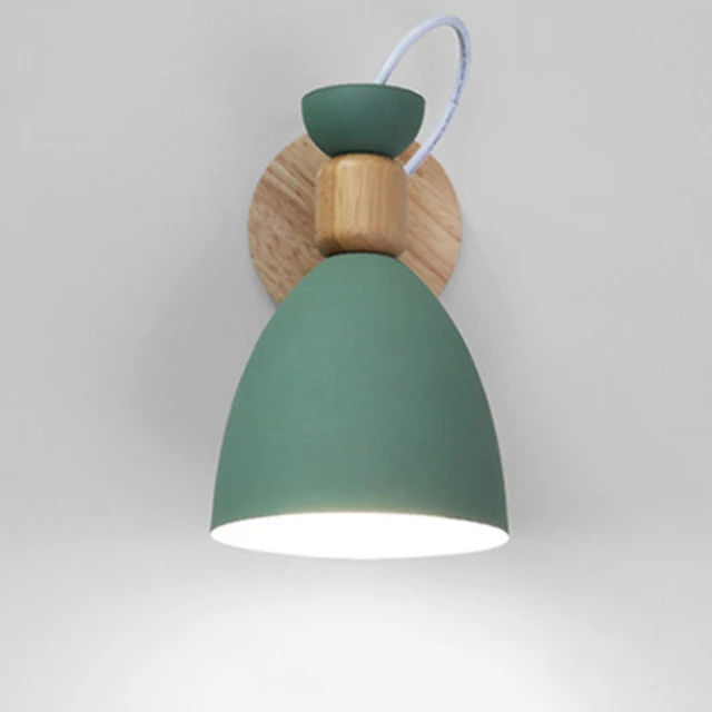 Nordic Indoor Wall Mounted Lights Iron Wood Decorative Fancy Nordic Indoor Wall Mounted Lights Iron Wood Decorative Fancy Lamp Bedside Interior Living Room Study