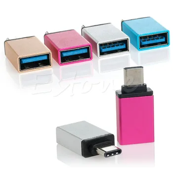

2018 High Quality For LG G5 HTC Data Converter Adapter Type C Male USB3.1 male to USB3.0 Female Data Aluminum Alloy USB Hub