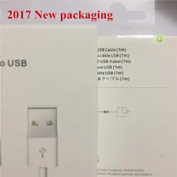 10 шт./лот OD 3,0 мм для Lightning USB синхронизации данных Зарядное устройство кабель для ipad Air iPhone 7 6s 6 plus 5S для IOS11 с новой коробке