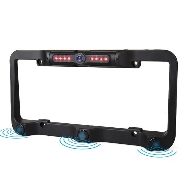 US License Plate Frame Rear View Reverse Backup Camera 170 Degree Universal Reversing Cameras