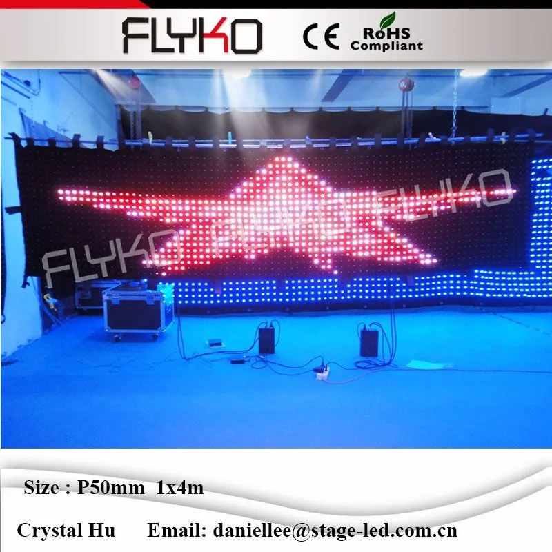 LED video curtain365