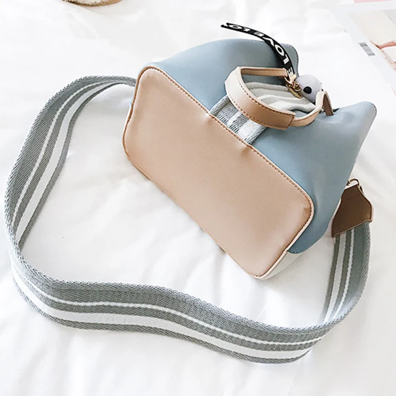 Women Bucket Handbag Female Cartoon Messenger Shoulder Bag Ladies Fashion Crossbody Bags Multiple Matching Styles Tote SS7208 (26)