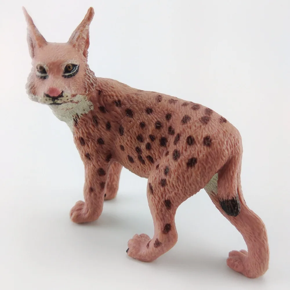 Buy Simulation Wild Animal Figure Models Mini Bobcats