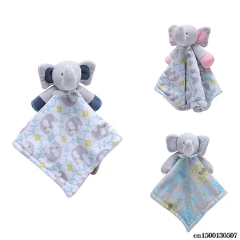 

Baby Pacifier Appease Soothe Towel Cute Cartoon Elephant Soft Plush Nursing Stuffed Doll Infant Teether Sleeping Partner