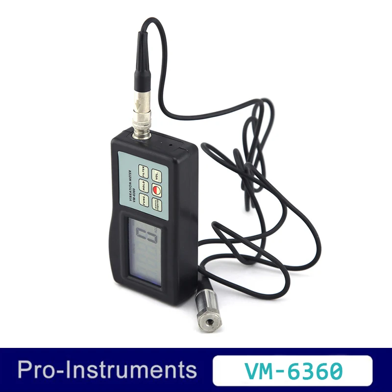 

Landtek VM6360 Digital Vibration Meter Moving Machinery Imbalance and Deflecting Tester Vibrometer