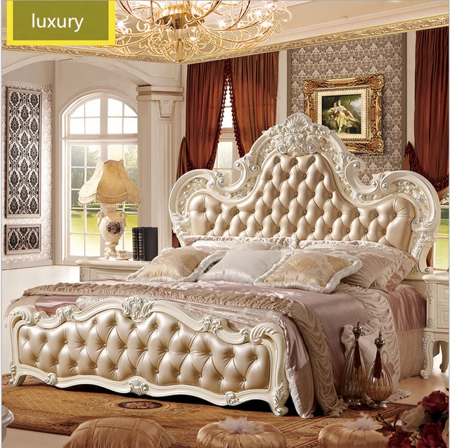 new design luxury home bed continental princess bedroom furniture