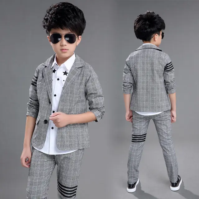 2019 New Boys Formal Suits for Weddings Brand England Style 4 13 Year