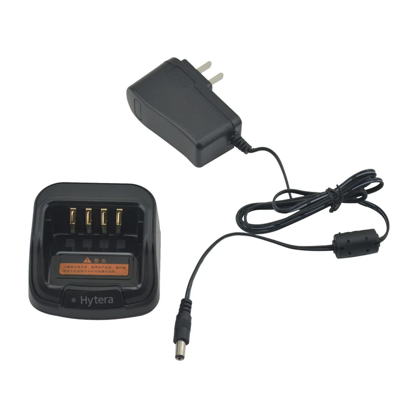 Desktop Charger W/Ac Adapter Per Hytera Hyt Pd700 Pd780 Pd70X Pd70Xg Pd78X Pd78Xg Radio, Bl2006, Bl2503 Li-Ion Battery Pack