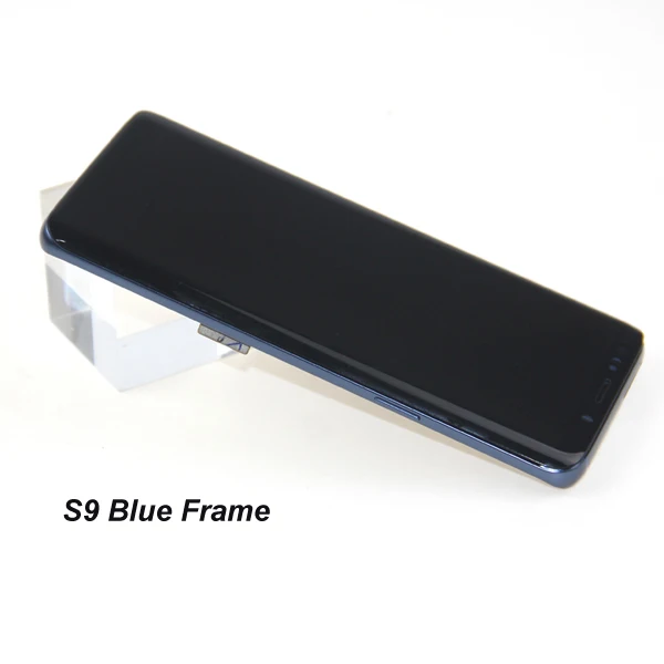 Для SAMSUNG Galaxy S9 дисплей S9+ Plus G960 G965 ЖК-дисплей с сенсорным экраном дигитайзер - Цвет: S9 Blue Frame