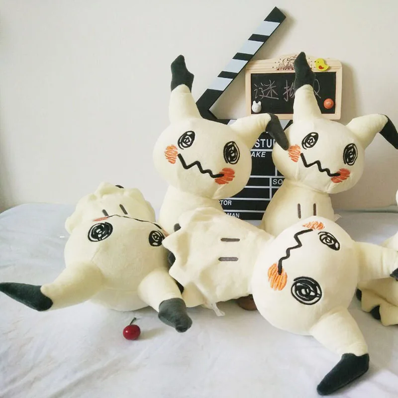 30 см Mimikyu Мультяшные Плюшевые игрушки Аниме Sun Moon Mimikyu Пикачу набивная мягкая кукла, детская игрушка, подарок на день рождения для детей