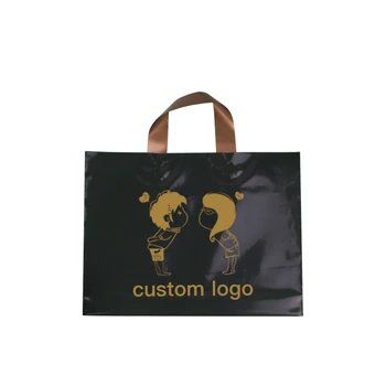 

Custom gift bags Plastic Shopping Bags wholesale with Handle promotion Packing Bag