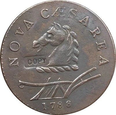 Оптовая продажа новинка 1788 медные монеты из Джерси копировальное 100%