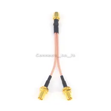 РЧ косичка кабель SMA Мужской к двойной SMA женский коаксиальный адаптер Y Тип удлинитель 10 см 30 см