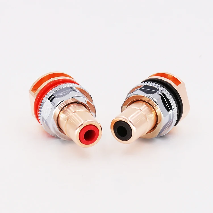 Hifi Viborg RC101 Чистая медь RCA разъем припоя гнездо|socket|socket rca |