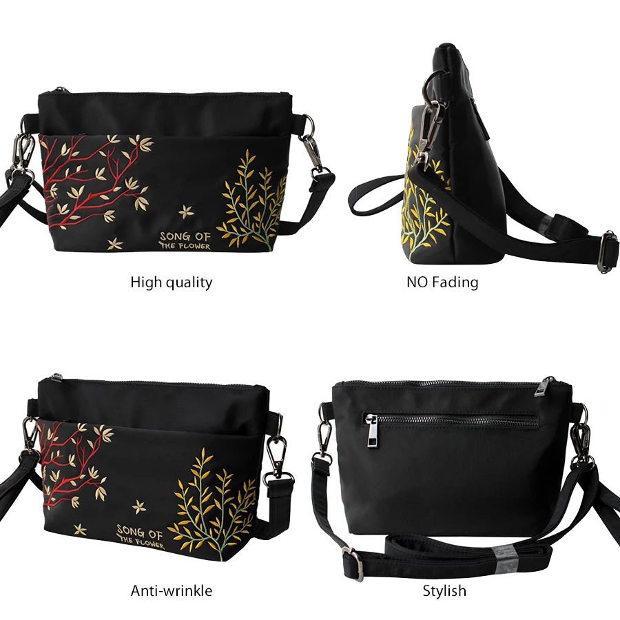 Цветок принцесса Черная Женская сумка женские сумки через плечо высокое качество девушки кошельки и сумки маленькие сумки для женщин