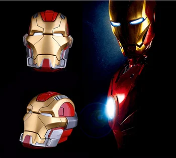 

[Funny] super hero iron man ashtray figure model Iron man Piggy bank toy kids child adult gift
