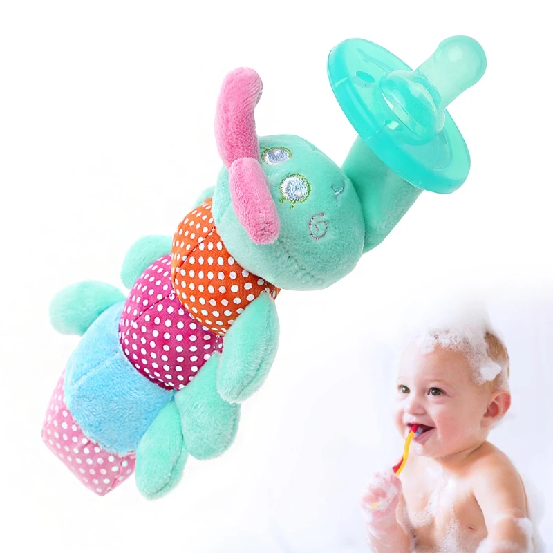 Online 2018 Bayi Bayi Puting Hewan Caterpillar Wubbanub Silikon Dot dengan Menyenangkan Mewah 1 PC A13_32