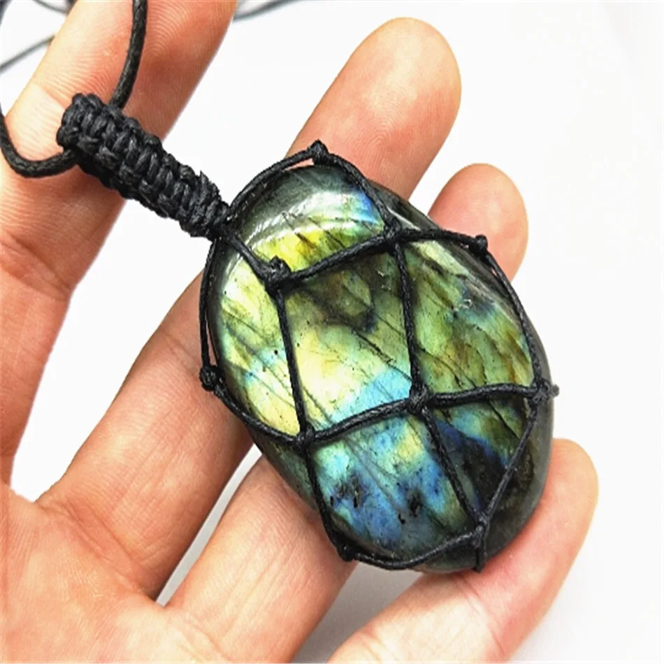 Кулон из лунного камня с натуральным кристаллом feldspar кулон на ожерелье серой
