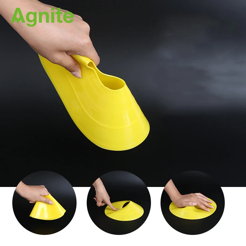 Agnite 5x PE профессиональные дисковые конусы оптом спортивные футбольные