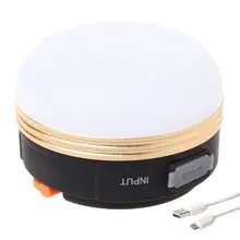 Портативный светодиодный освещение для походных палаток рыболовная лампа перезаряжаемая подвесная Магнитная база