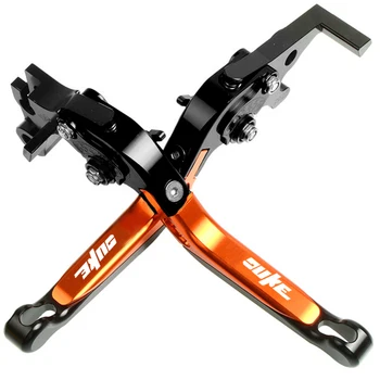 

CNC Aluminum Motorcycle lever For KTM duke 125 200 390 2014-2017 2015 2016 2018 2019 Adjustable Foldable brake clutch levers