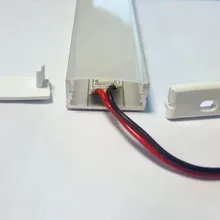 RA-2310; 1 м длинный светодиодный алюминиевый профиль(анодированный серебряного цвета цвет) с крышкой ПК; для flexibe или жесткий светодиодный полоски