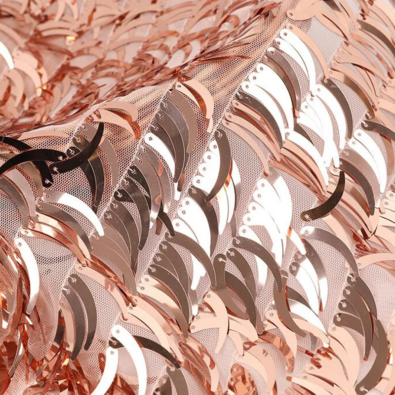 1 метр Crescent 3D тюль бисером блестящий spangle сетка африканская кружевная ткань