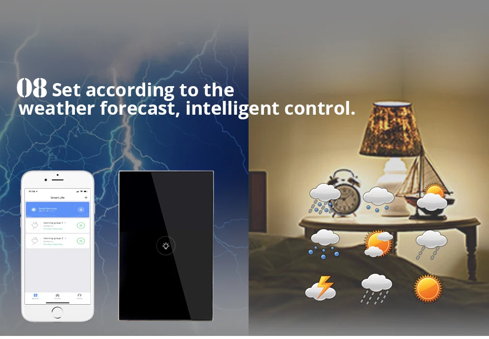 Wifi Smart черный настенный выключатель нам розетка 2 банды Стекло Панель мобильное приложение Remote Управление нет концентратор требуется для