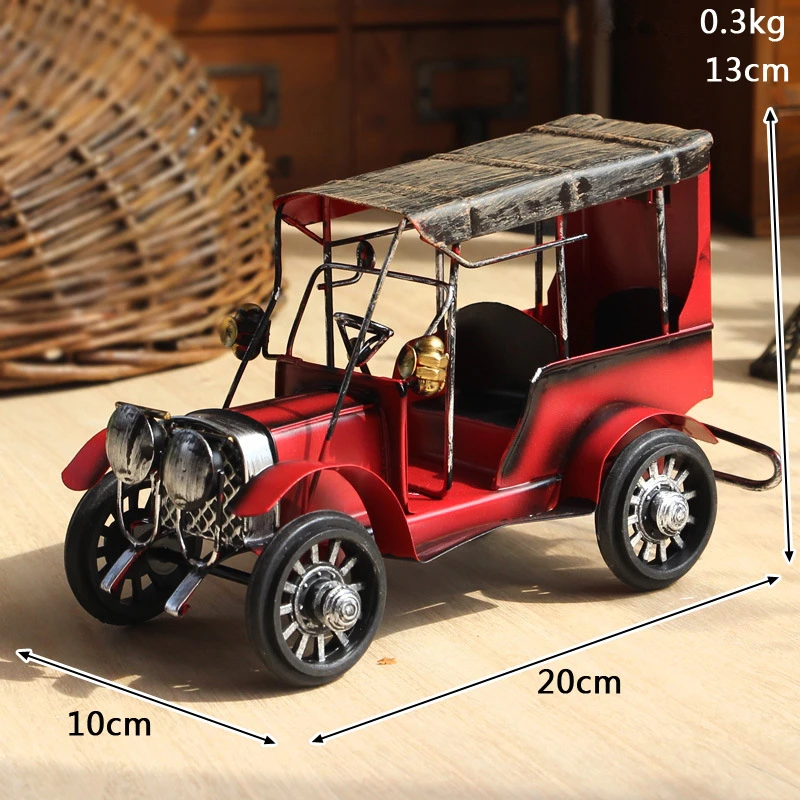 VILEAD 13 см железная классическая модель автомобиля 3 цвета винтажная фигурка автомобиля домашний декор креативные сувениры подарок для детей украшение офиса