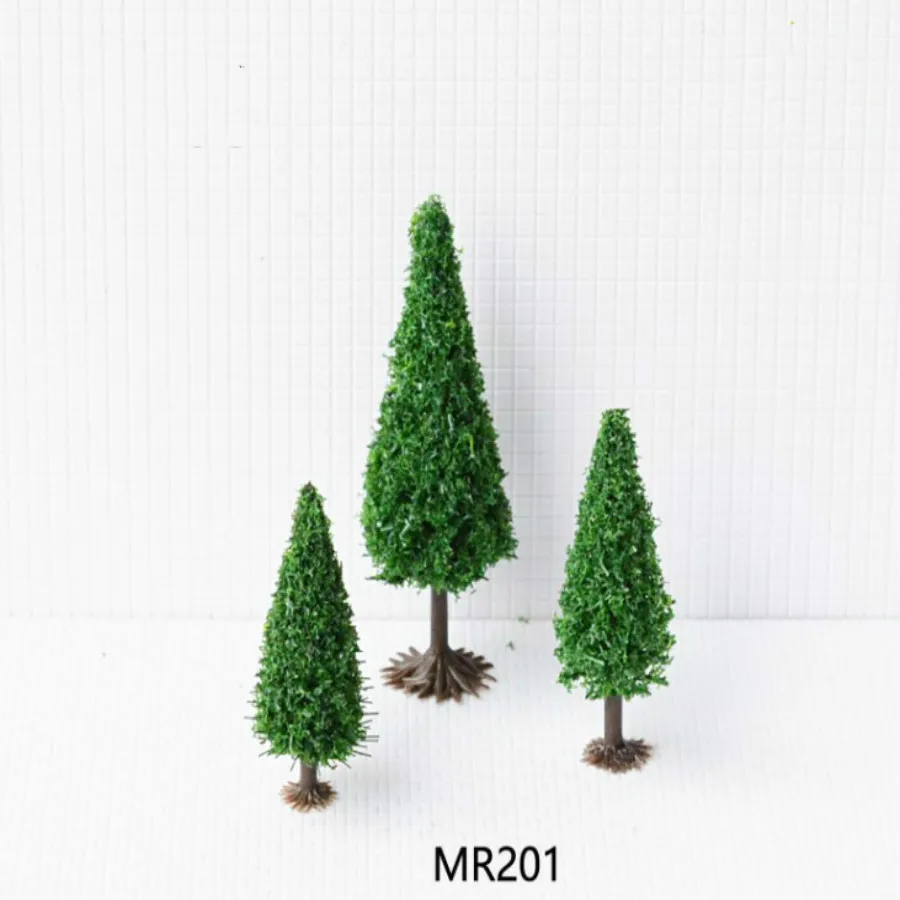 architecture scale wire pine tree ho train layout (2)