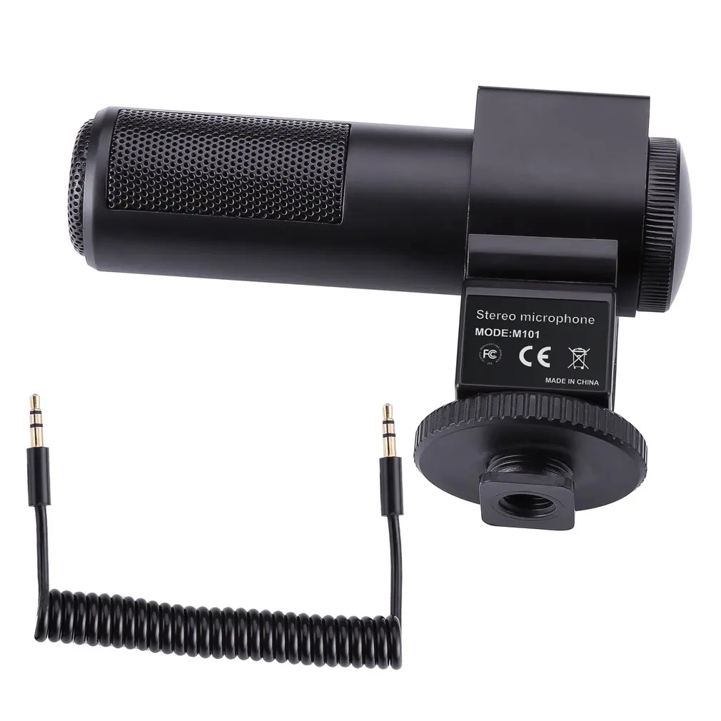

Slr Microphone Professional Interview Dv Camera External Stereo Microphone Adopting X-Y Stereo Pickup Technology