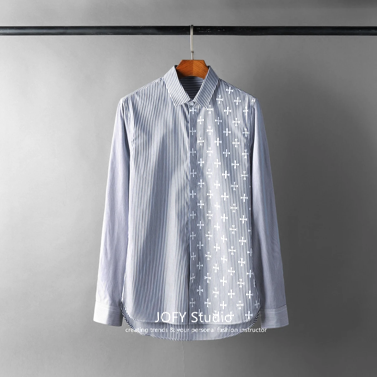 New 2018 Spring Summer New Style Hot Cross Printing Splicing Between 