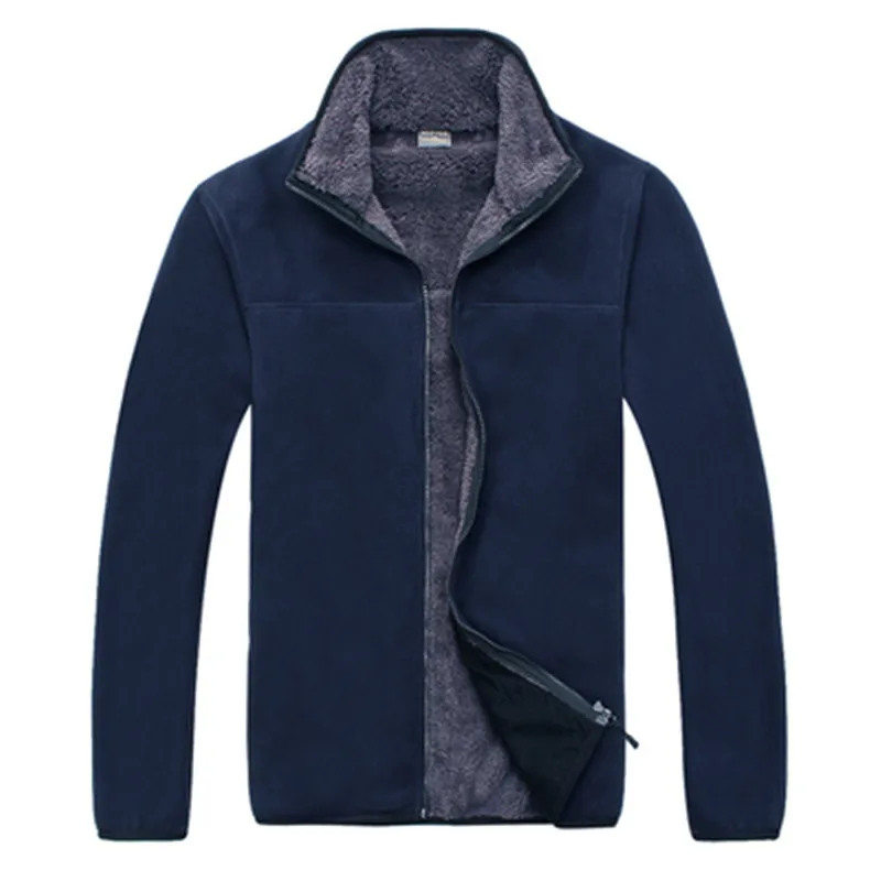 2017 Mens Outdoor Thick Fleece Jacket Men Autumn/Spring Softshell