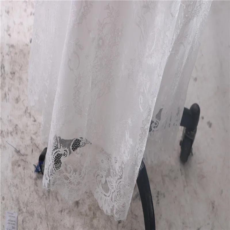 Large size Spring dresses Woman White Backless Lace Mermaid NightClub Dress 2019 Long Sleeve Party Gown Bride Dress (9) - 