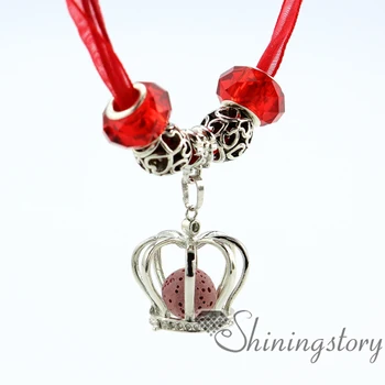 

crown openwork essential oil jewelry wholesale diffuser necklace make your own oil diffuser diffuser lockets lava volcanic stone