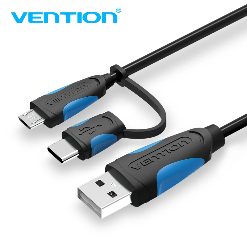 1 5 m Vention Micro USB кабель Тип C 2 в Зарядка для Samsung s9 plus huawei p20 pro xiaomi Type кабель|Кабели