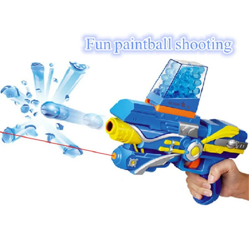 

Kid Toy Guns Paintball Gun Soft Bullet Gun Plastic Toys Infrared CS Game Shooting Crystal Water Bullet Gun Pistol Free Shipping
