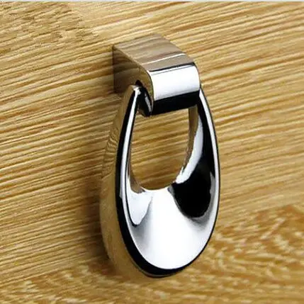 Shaky Pendant Drawer Shiny Silver Kitchen Cabinet Pull Bright Shaky Pendant Drawer Shiny Silver Kitchen Cabinet Pull Bright Chrome Dresser Cupboard Furniture Door Handle Modern In Pulls From Home