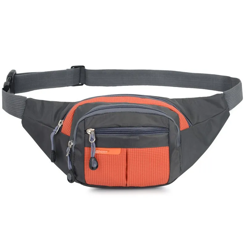 Unisex Pouch Sports Bum Waist Bag Pack Hip Purse Travel Fanny Wallet Money Phone Belt Zipper Running Hiking Gym Outdoor Bag - Цвет: 7