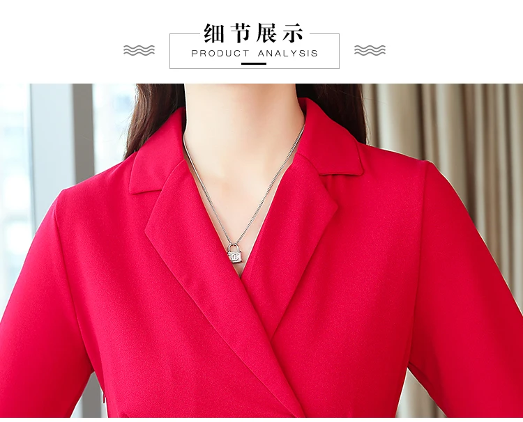 9779 Women Dresses Evening Party Autumn Winter Women Dress Long Sleeve Plus Size V-neck Red Black Office Maxi Dress Elegant 2018 7
